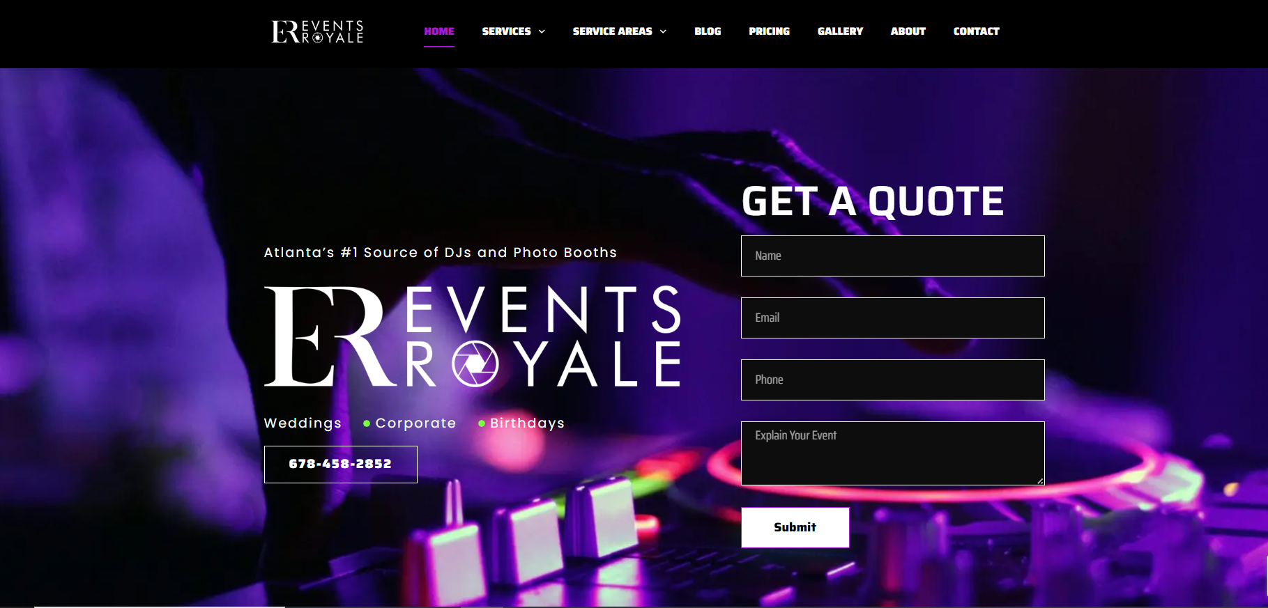 SR Events Royale Portfolio